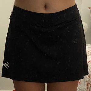 vintage black tennis skirt